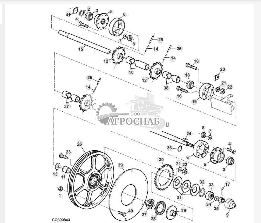 UPPER SHAFT AND TRANSMISSION 